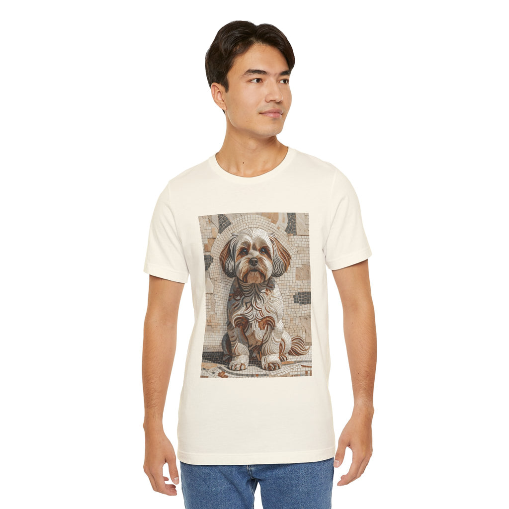 Shih-Poo T Shirt | Living Work of Art Collection | Mosaic Style