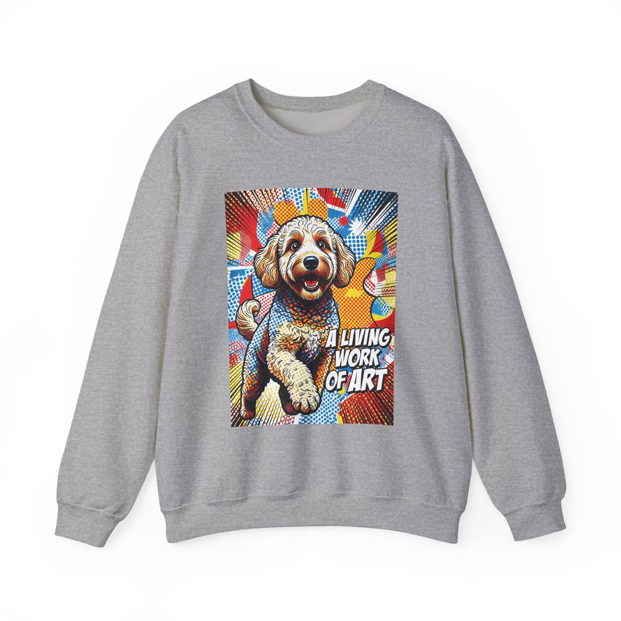 Goldendoodle Sweatshirt | Living Work of Art Collection | Pop Art