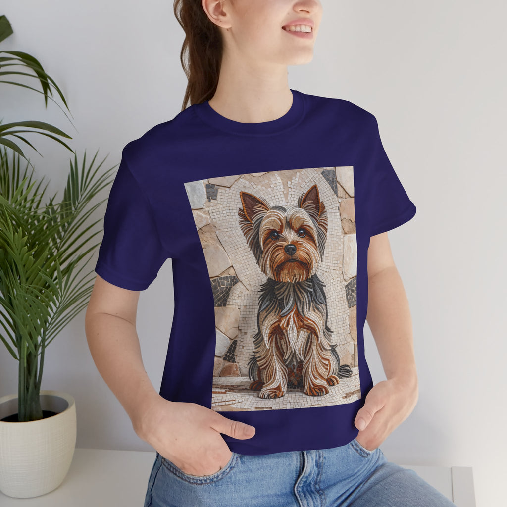 Yorkshire Terrier T Shirt | Living Work of Art Collection | Mosaic Style