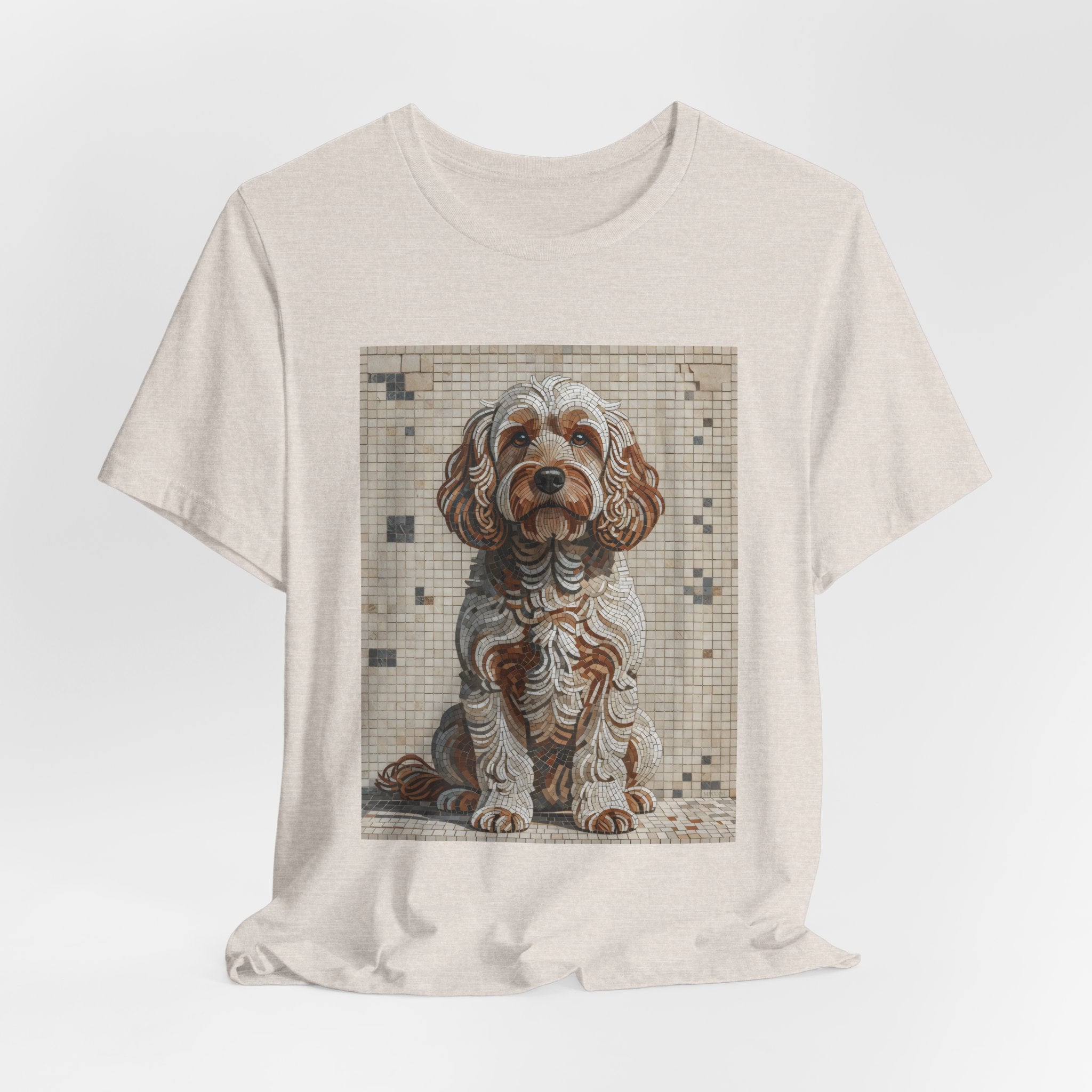 Cockapoo T Shirt | Living Work of Art Collection | Mosaic Style