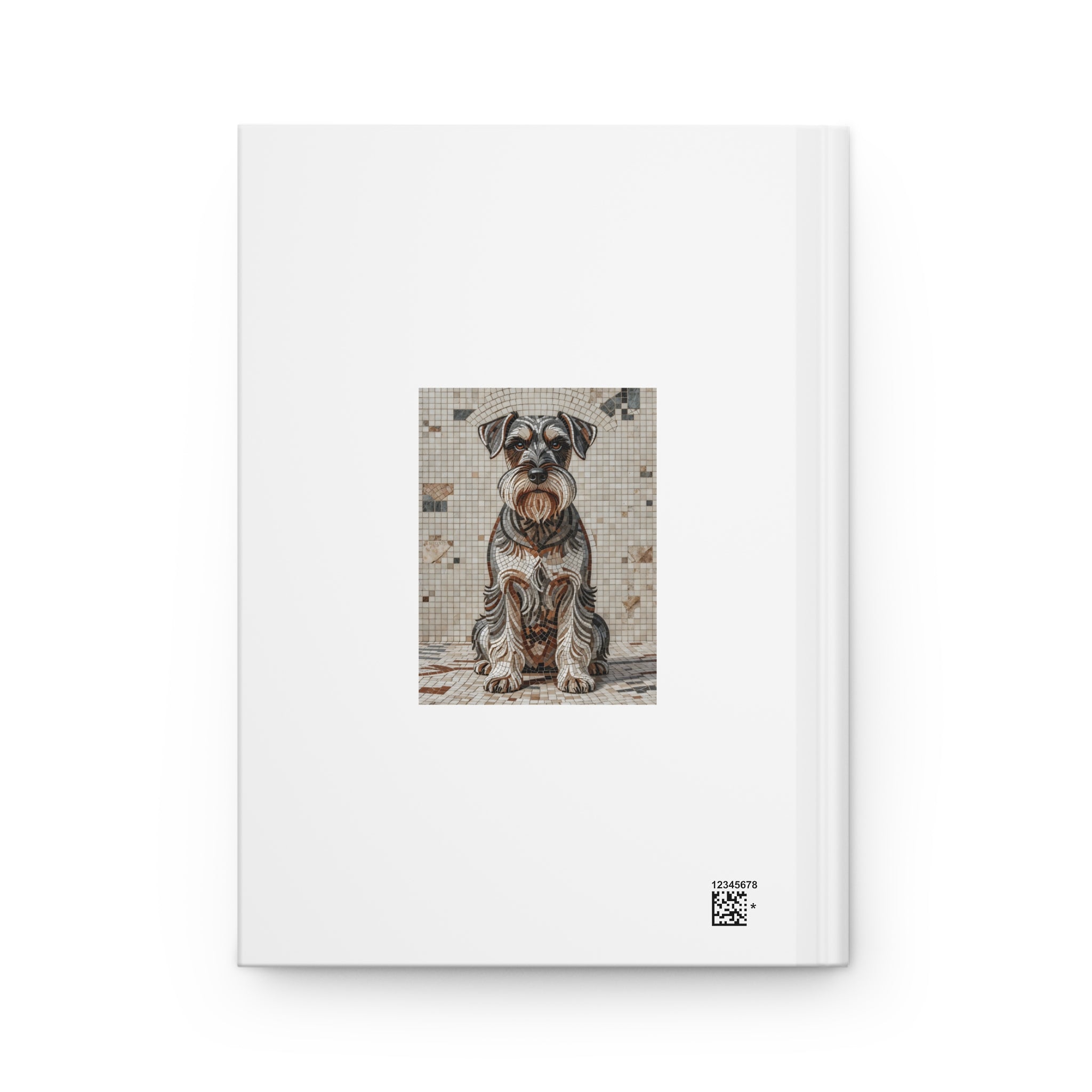 Schnauzer Notebook | Living Work of Art Collection | Mosaic Style