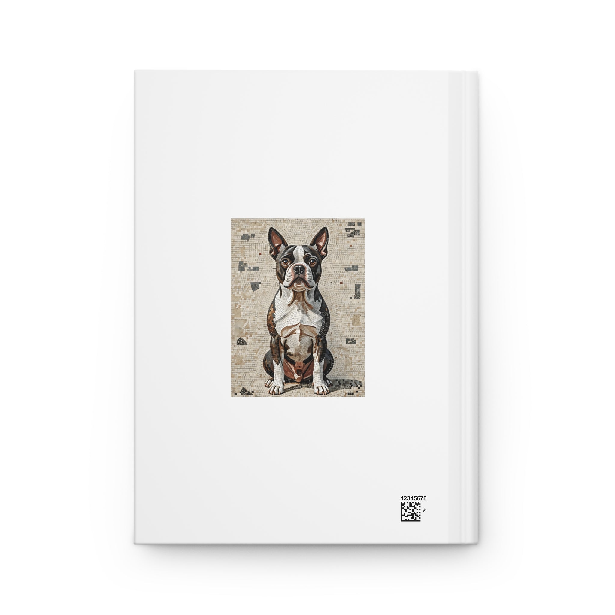 Boston Terrier Notebook | Living Work of Art Collection | Mosaic Style