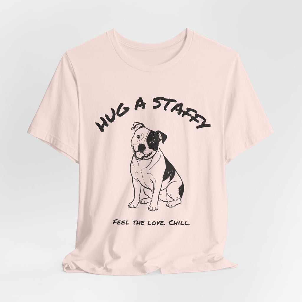 Staffordshire Bull Terrier T Shirt | Hug a Staffy