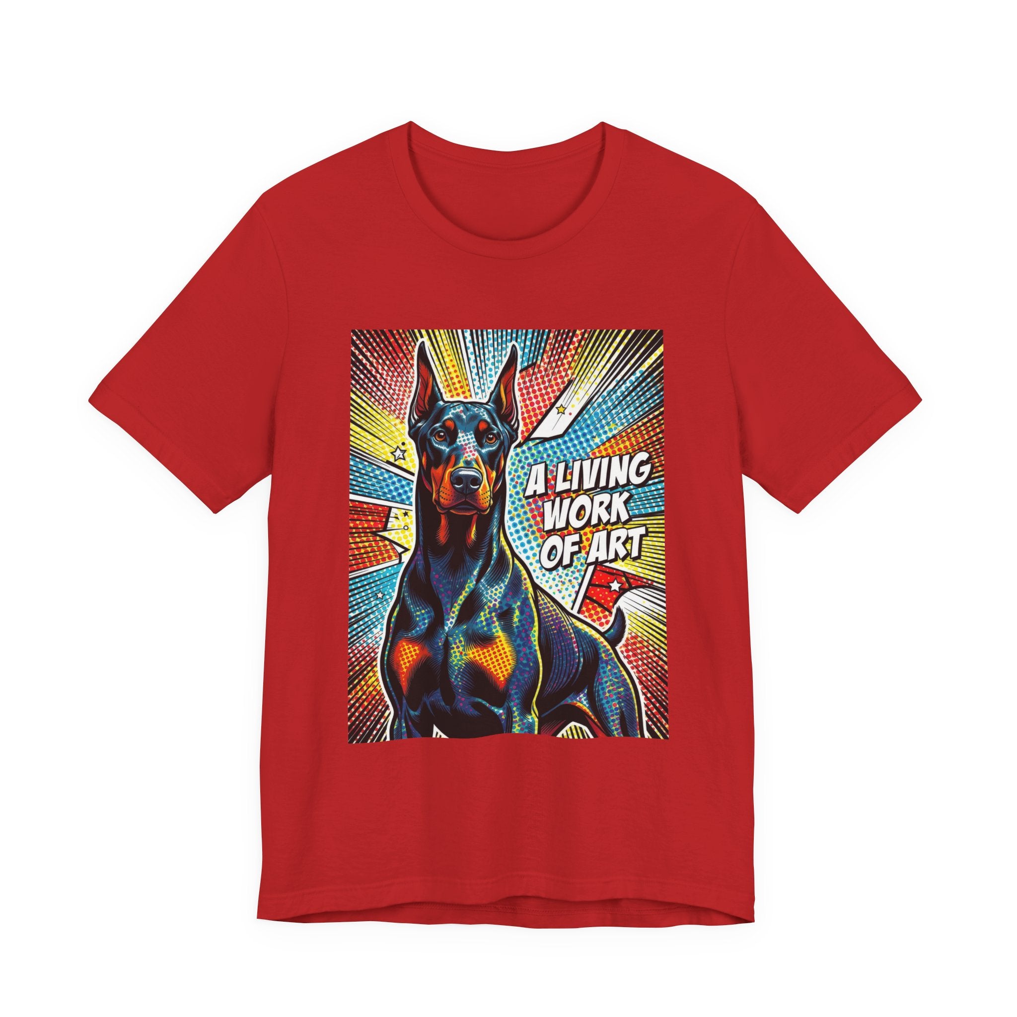 Doberman Pinscher T Shirt | Living Work of Art Collection | Pop Art