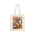 Yorkipoo Tote Bag | Living Work of Art Collection | Cubist Style