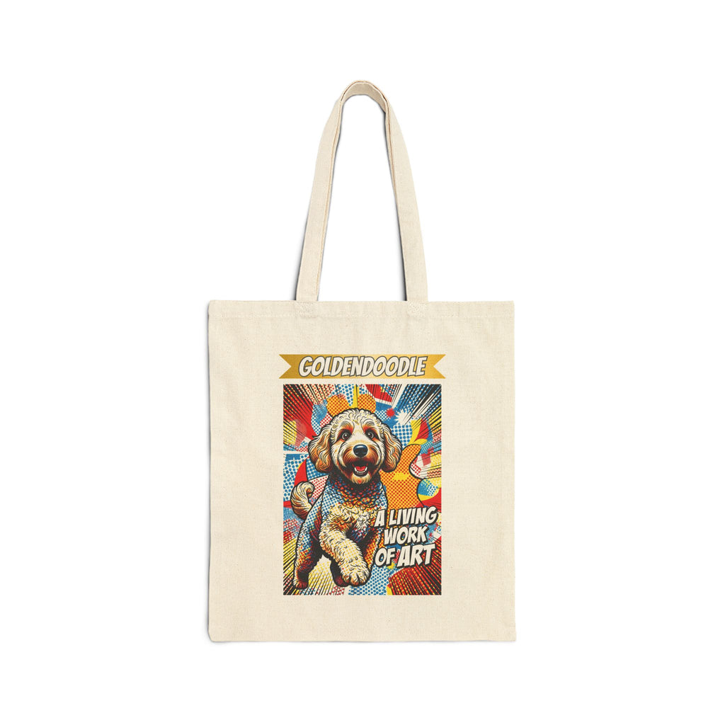 Goldendoodle Tote Bag | Living Work of Art Collection | Pop Art