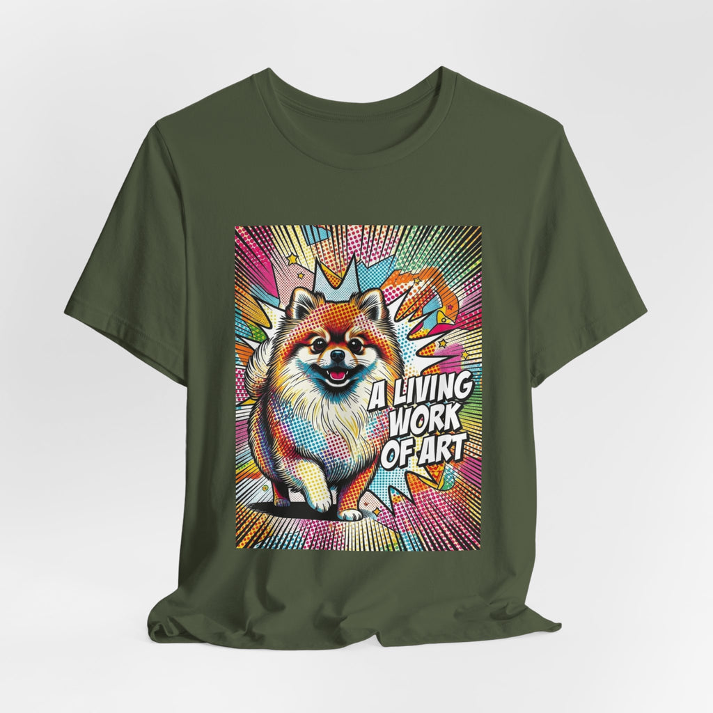 Pomeranien T Shirt | Living Work of Art Collection | Pop Art