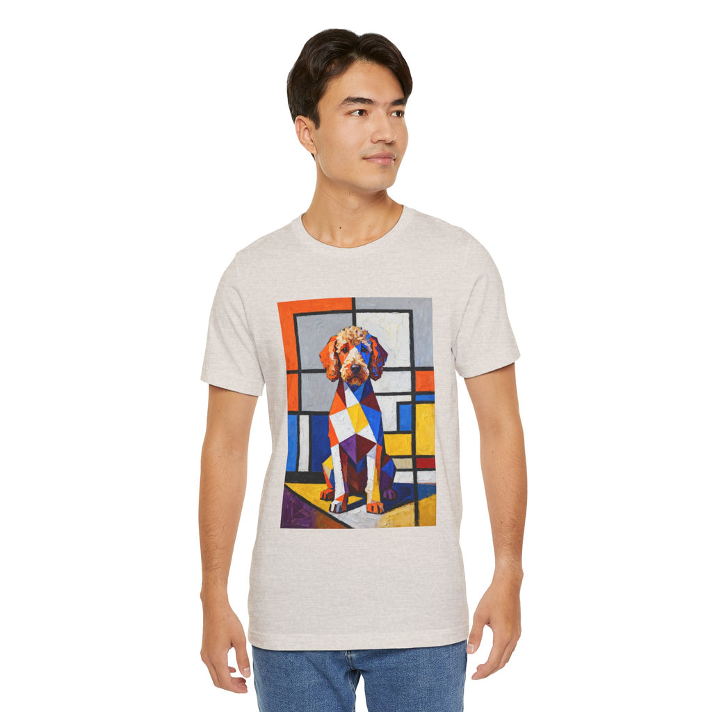 Labradoodle T Shirt | Living Work of Art Collection | Cubist Style