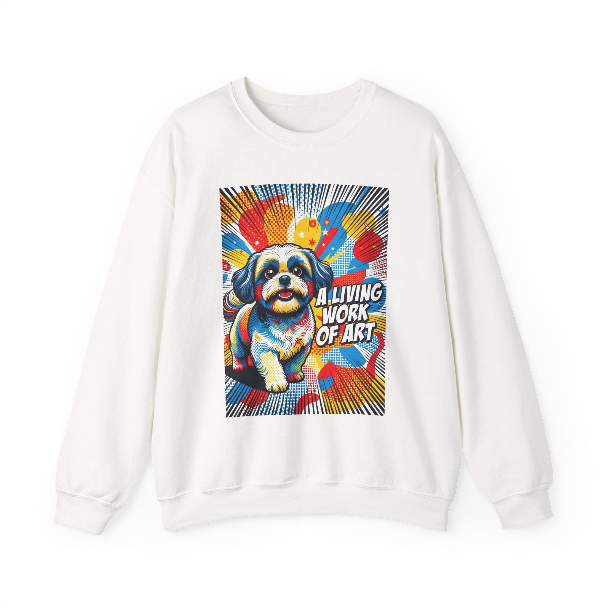 Shih Tzu Sweatshirt | Living Work of Art Collection | Pop Art