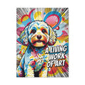 Cavapoo Canvas Wall Art | Living Work of Art Collection | Pop Art Print