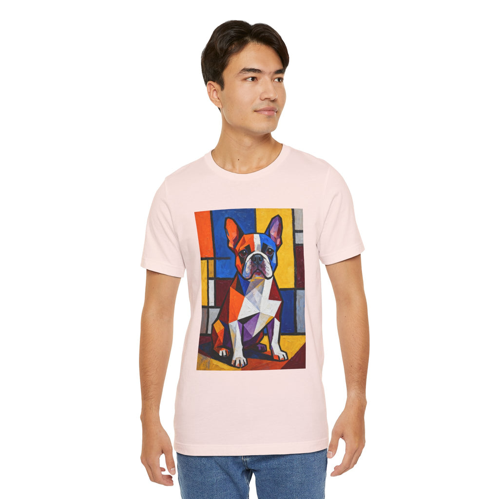 French Bulldog T Shirt | Living Work of Art Collection | Cubist Style