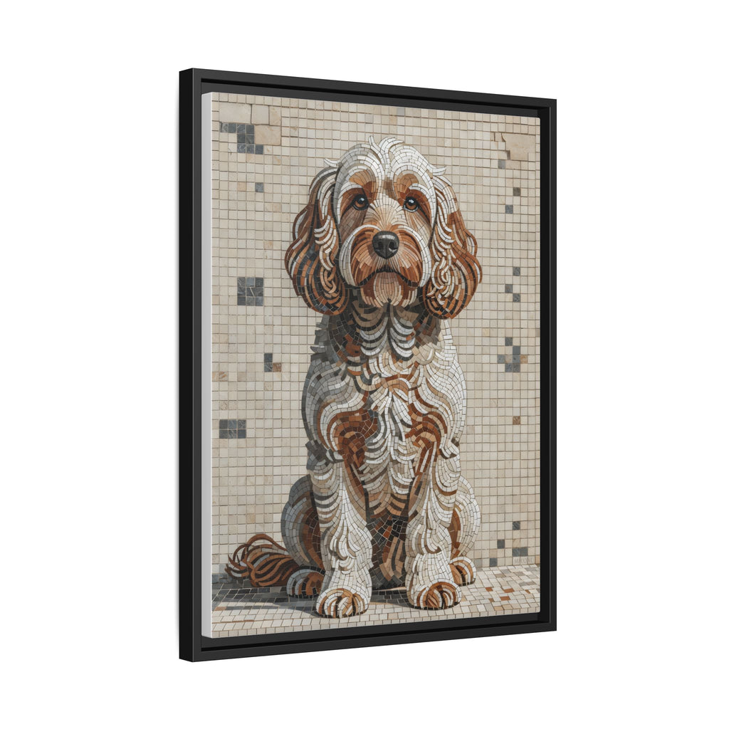 Cockapoo Canvas Wall Art | Living Work of Art Collection | Mosaic Style Print