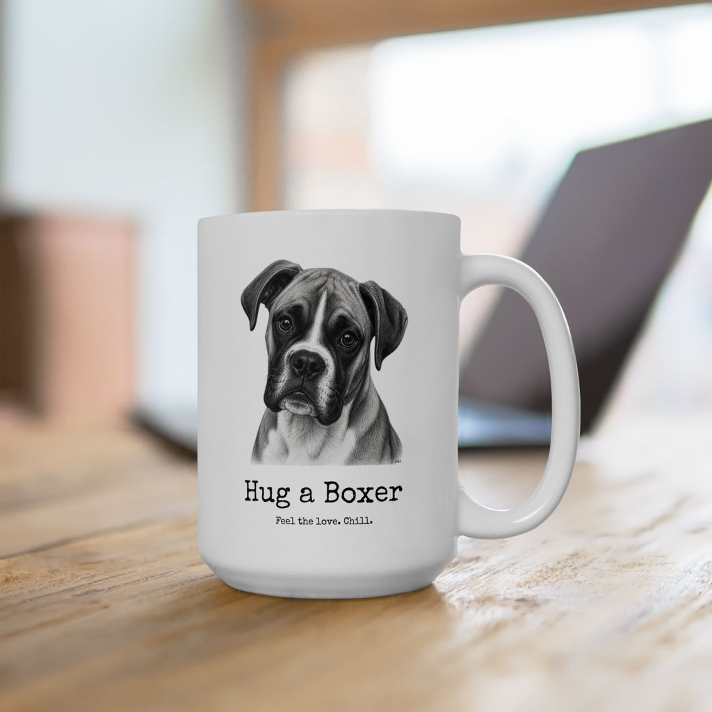 Boxer Coffee Mug | Hug a Boxer