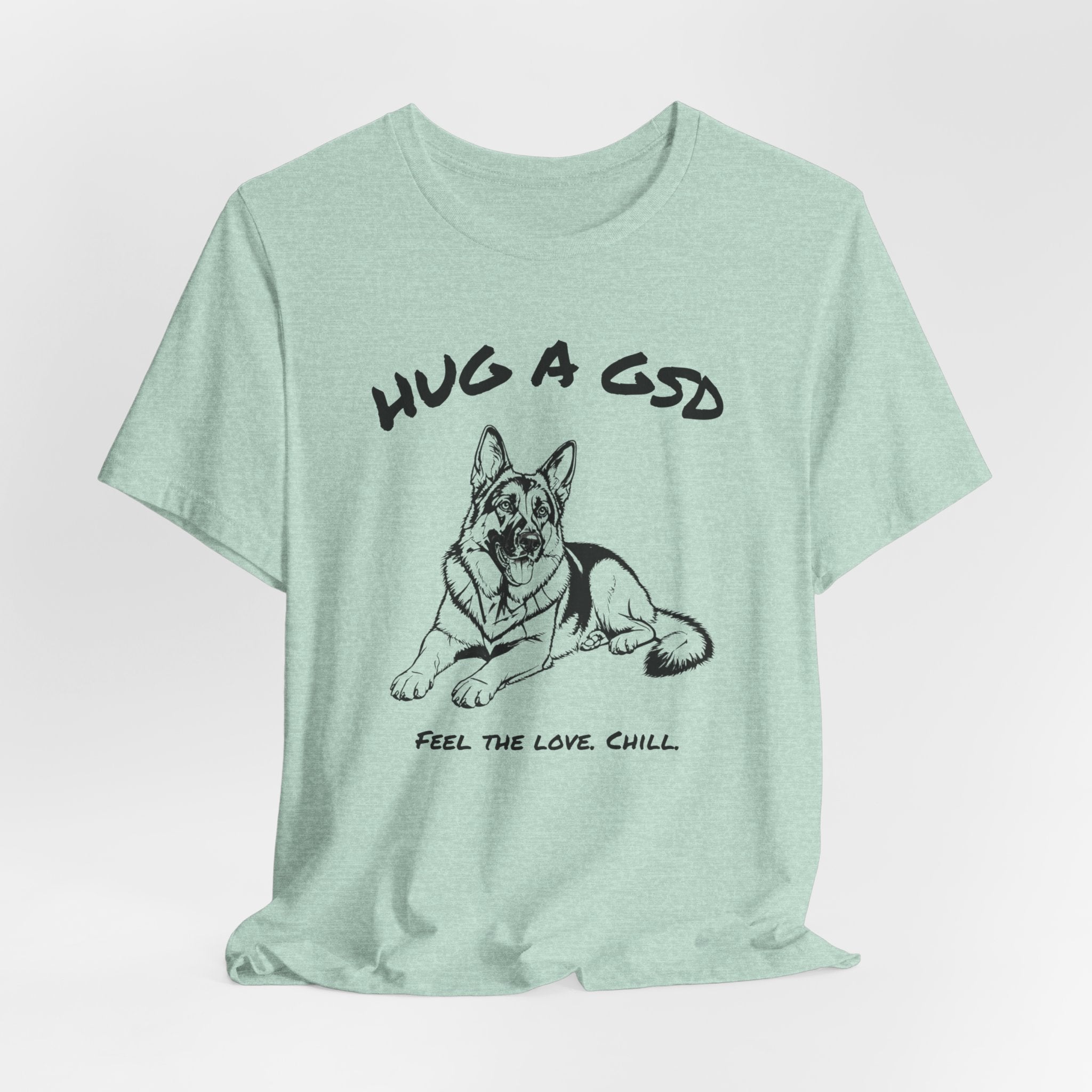 German Shepherd T Shirt | Hug a GSD