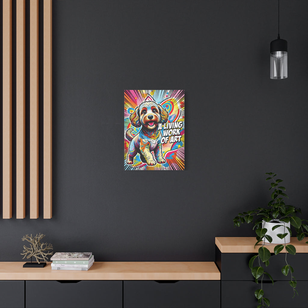 Schnoodle Canvas Wall Art | Living Work of Art Collection | Pop Art Print