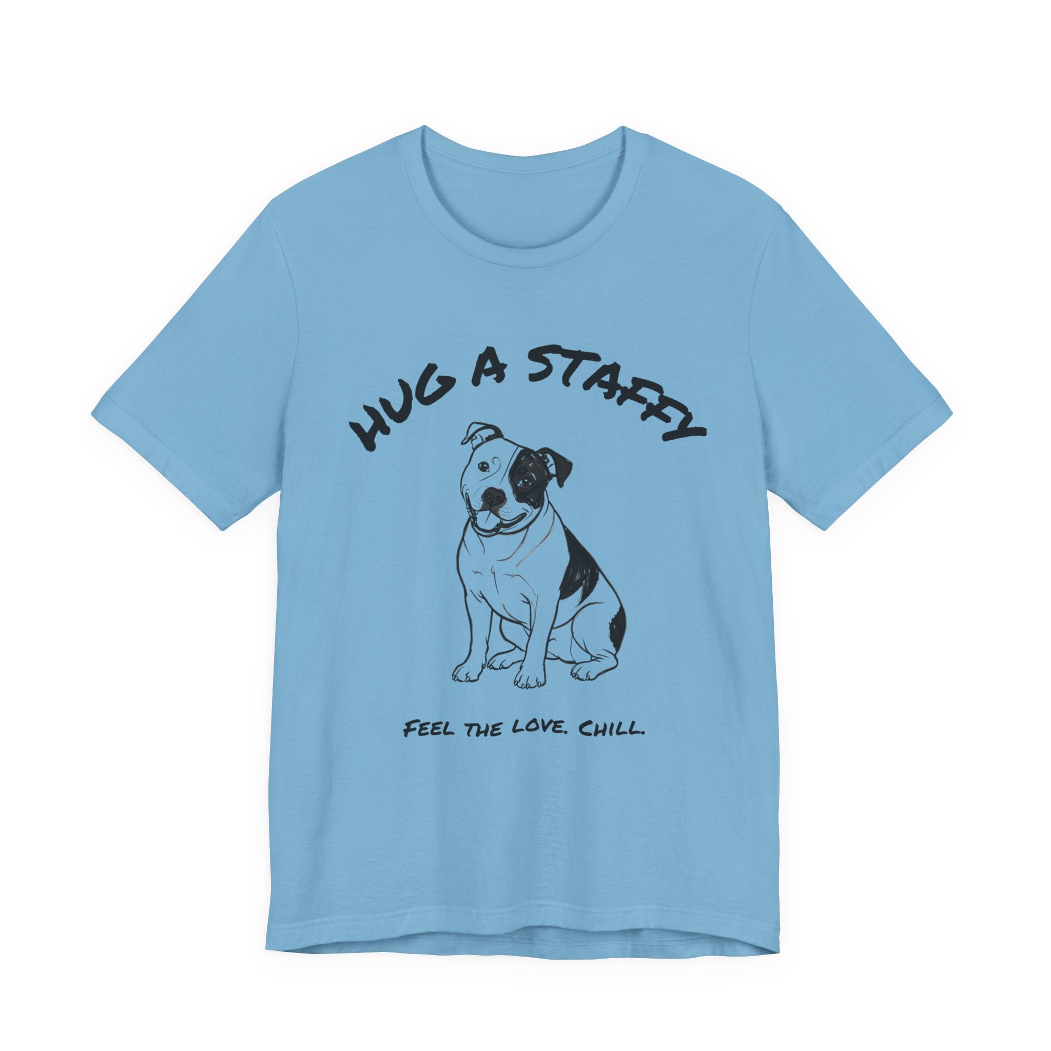 Staffordshire Bull Terrier T Shirt | Hug a Staffy