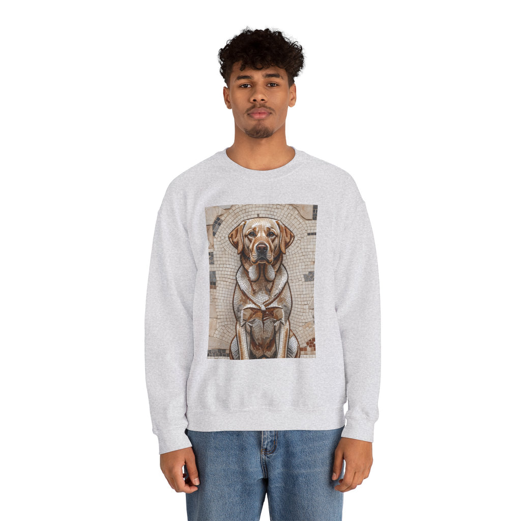 Labrador Retriever Sweatshirt | Living Work of Art Collection | Mosaic Style