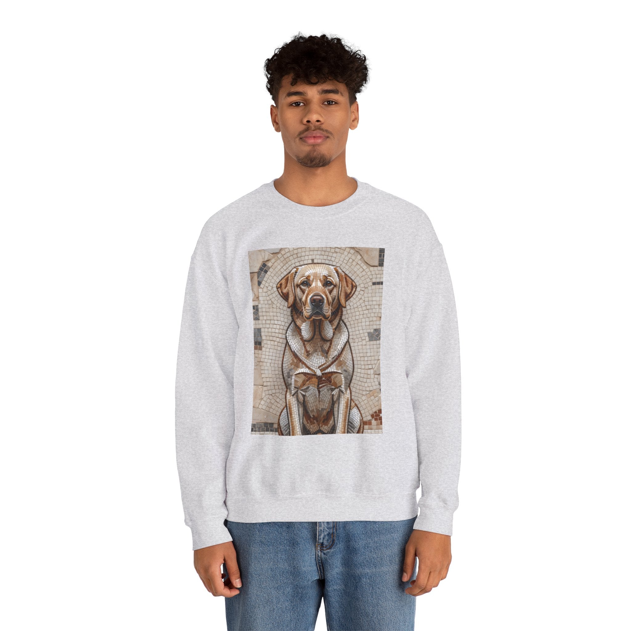 Labrador Retriever Sweatshirt | Living Work of Art Collection | Mosaic Style