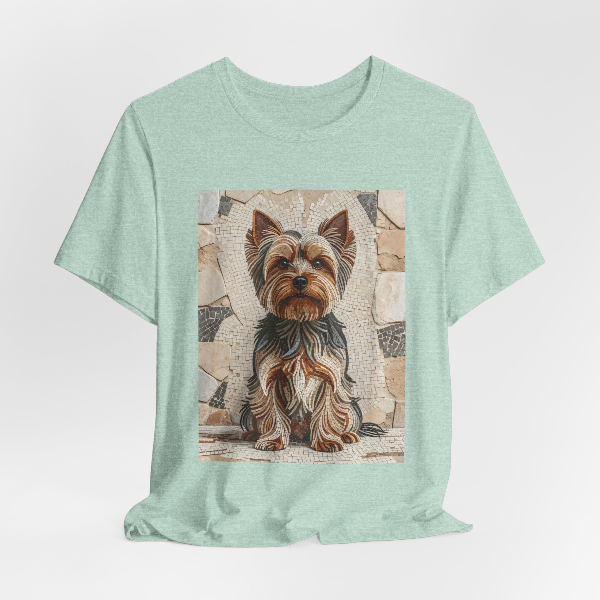 Yorkshire Terrier T Shirt | Living Work of Art Collection | Mosaic Style