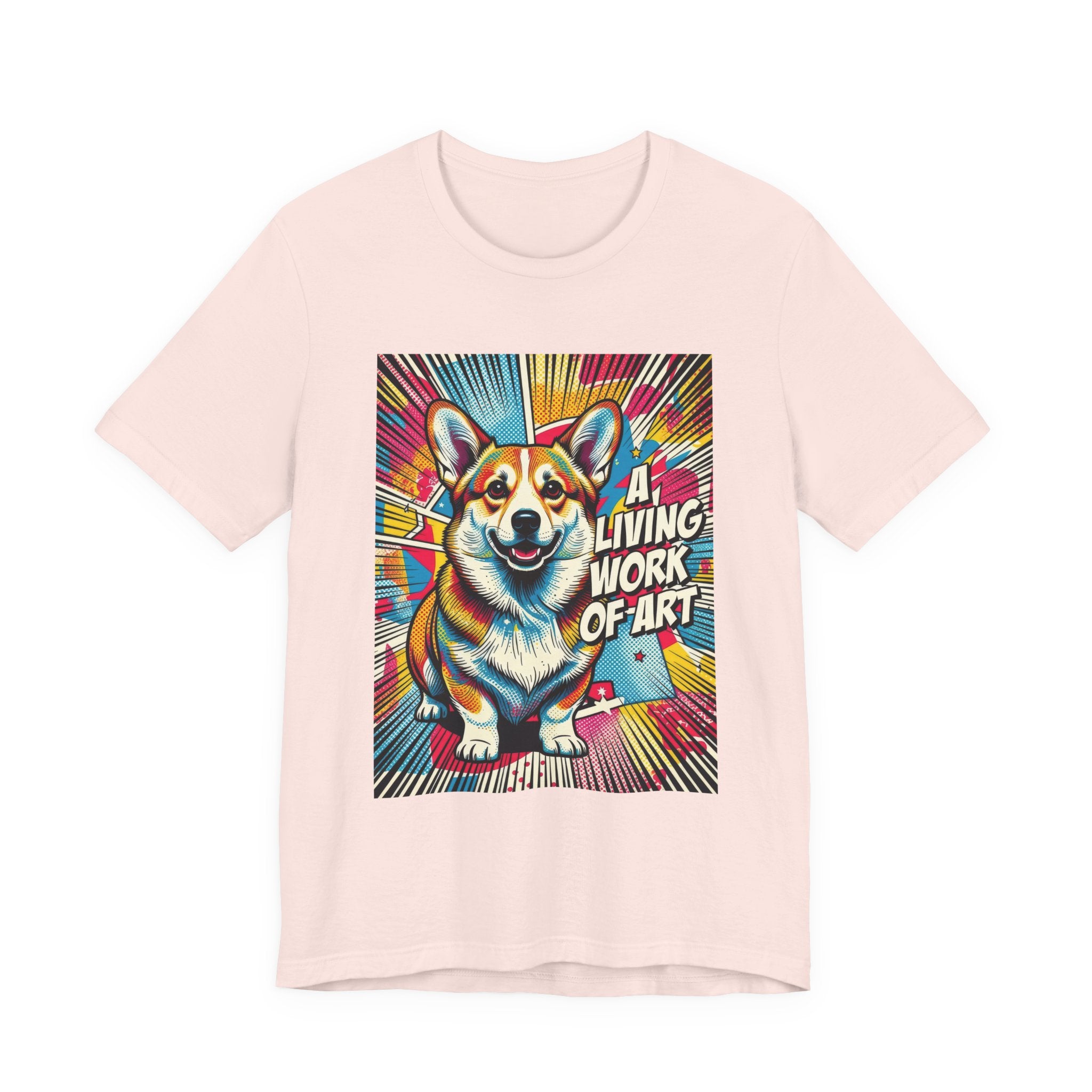 Corgi T Shirt | Living Work of Art Collection | Pop Art