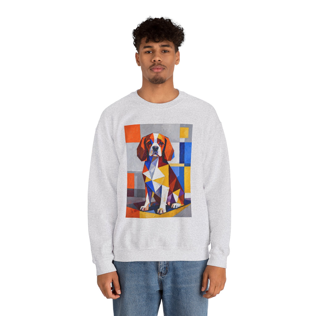 Cavalier King Charles Spaniel Sweatshirt | Living Work of Art Collection | Cubist Style