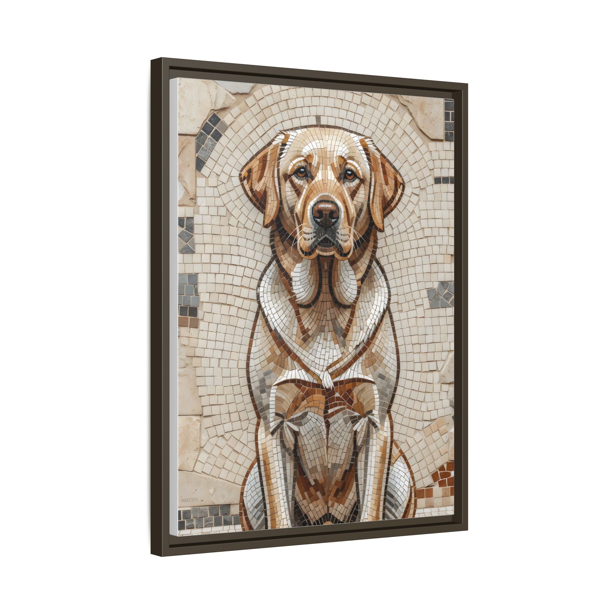 Labrador Retriever Canvas Wall Art | Living Work of Art Collection | Mosaic Style Print