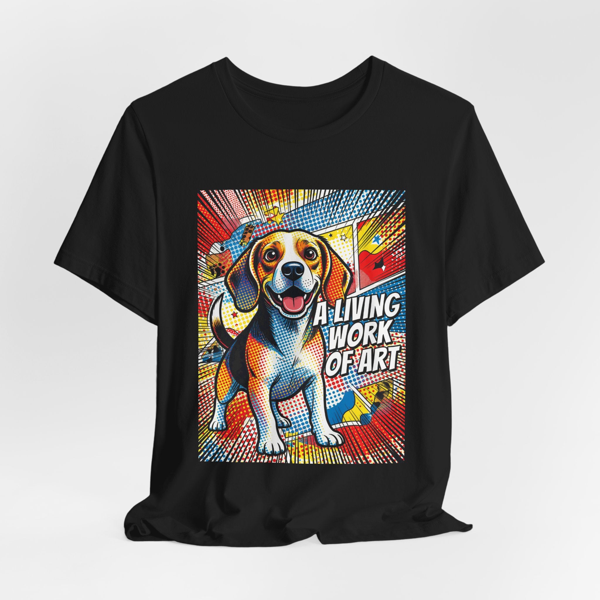 Beagle T Shirt | Living Work of Art Collection | Pop Art