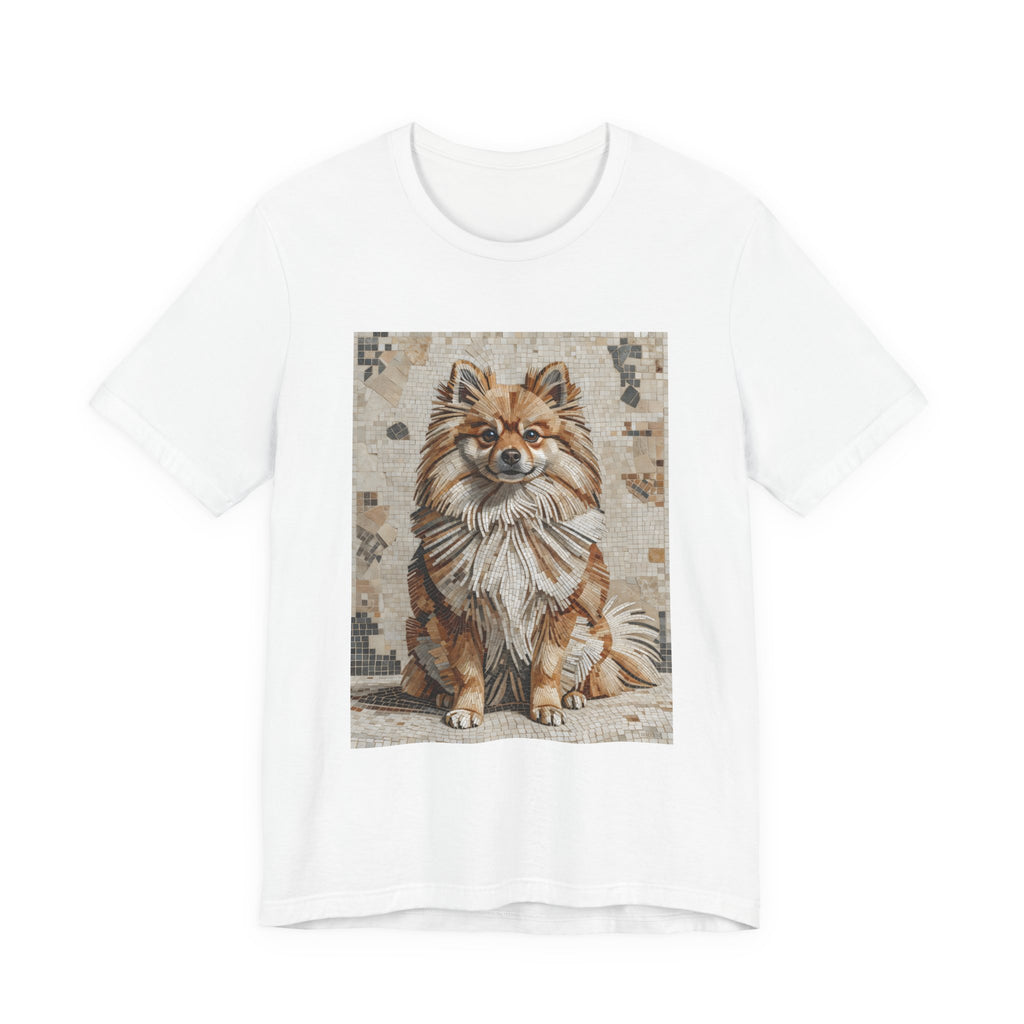 Pomeranian T Shirt | Living Work of Art Collection | Mosaic Style