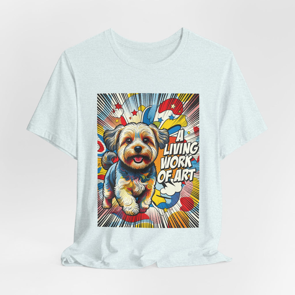 Yorkipoo T Shirt | Living Work of Art Collection | Pop Art