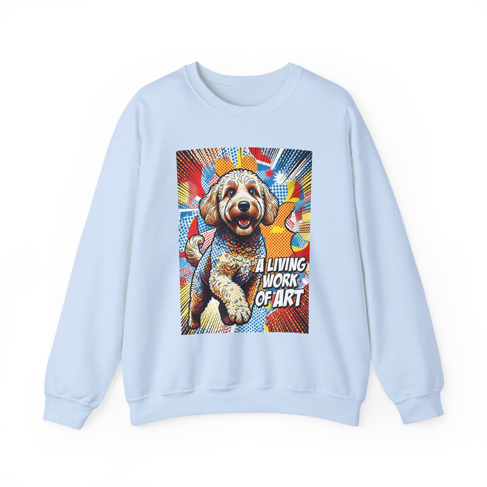 Goldendoodle Sweatshirt | Living Work of Art Collection | Pop Art