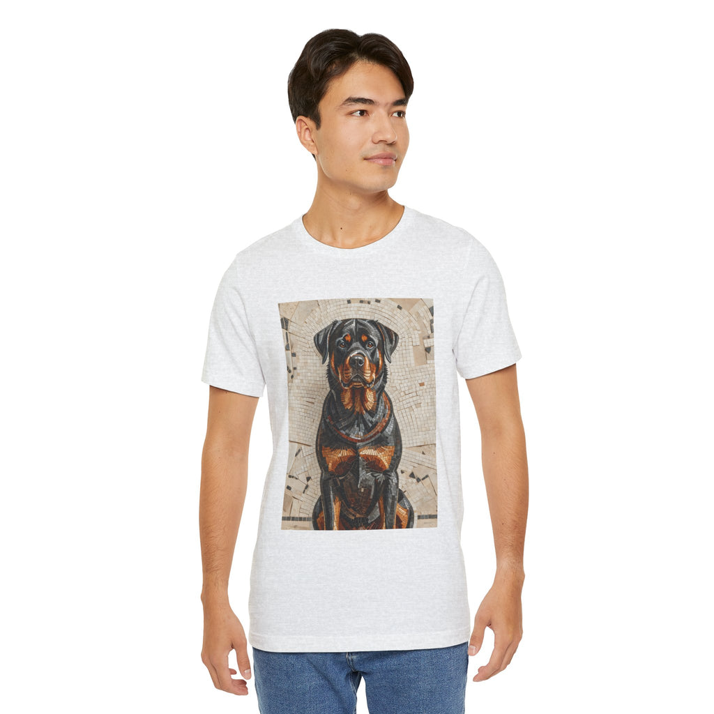 Rottweiler T Shirt | Living Work of Art Collection | Mosaic Style