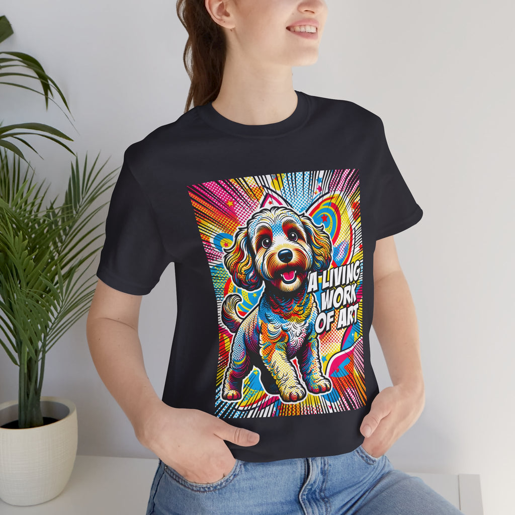 Schnoodle T Shirt | Living Work of Art Collection | Pop Art