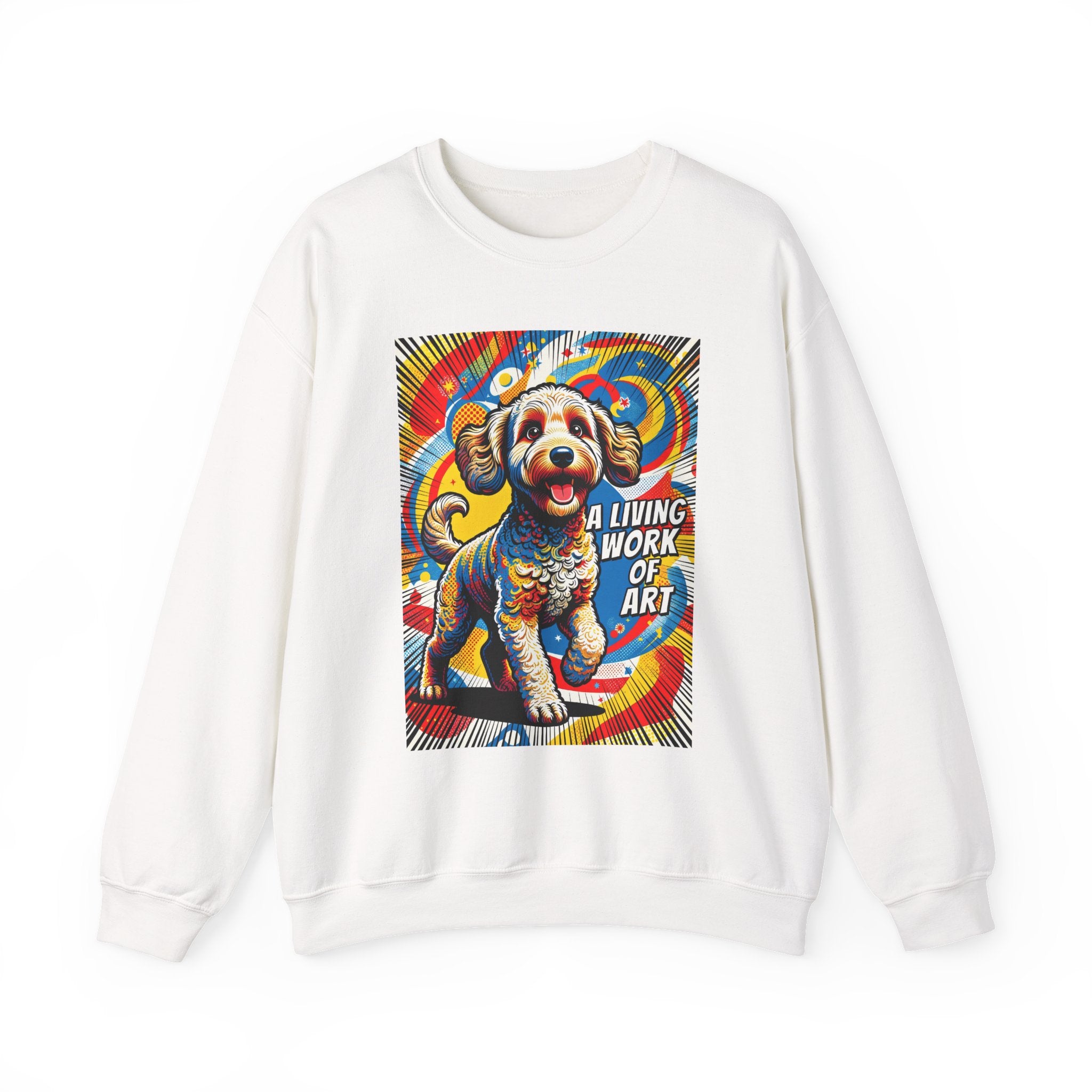 Labradoodle Sweatshirt | Living Work of Art Collection | Pop Art