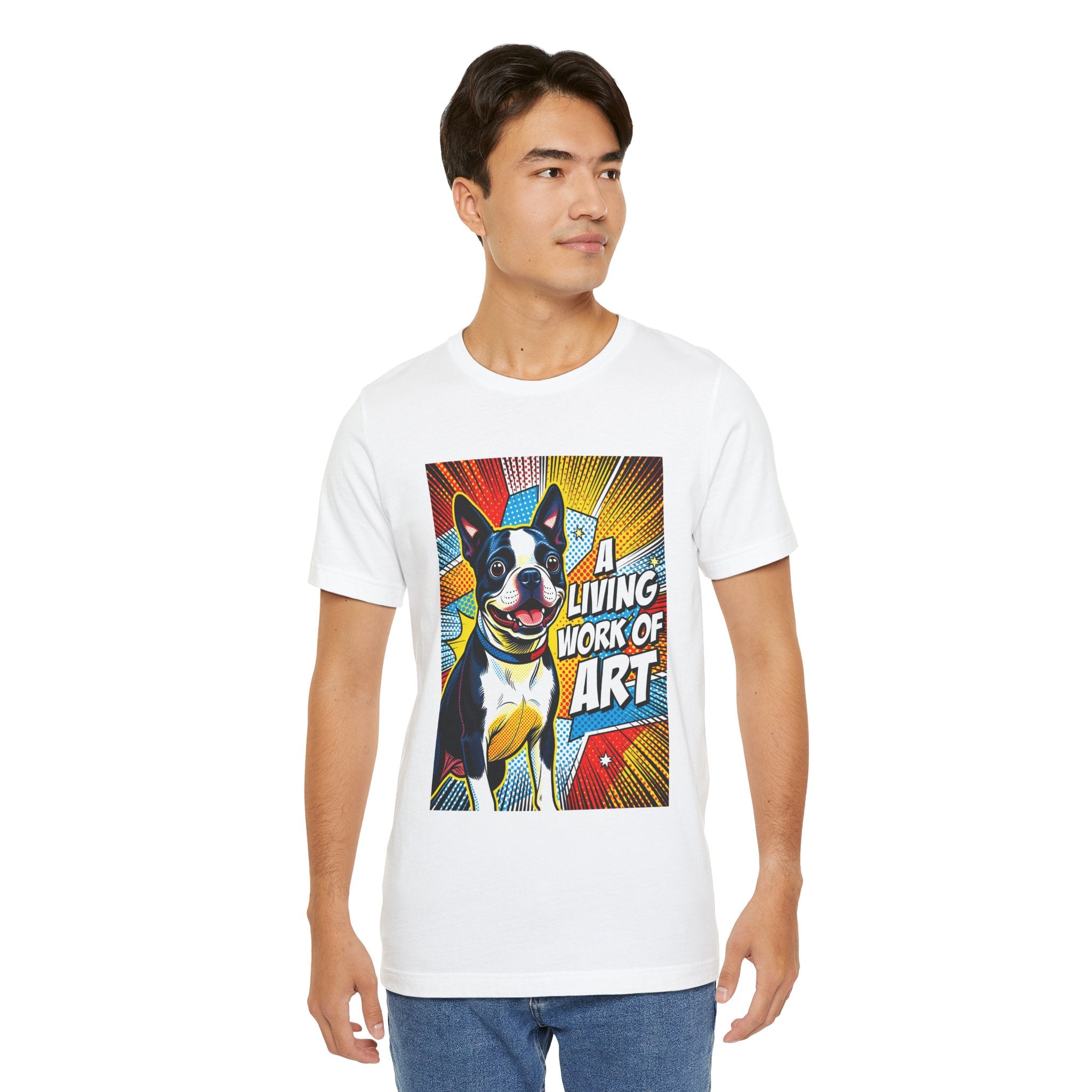 Boston Terrier T Shirt | Living Work of Art Collection | Pop Art