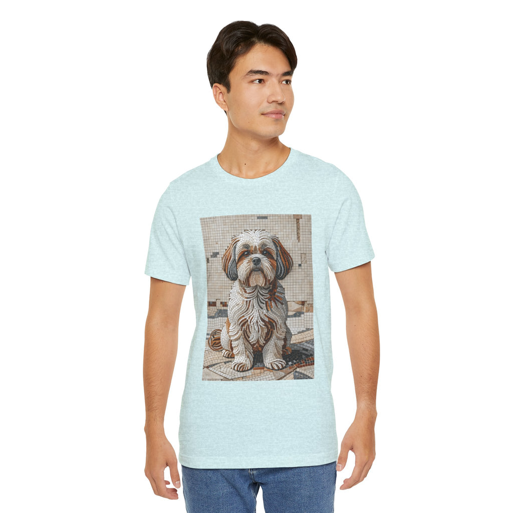 Shih Tzu T Shirt | Living Work of Art Collection | Mosaic Style