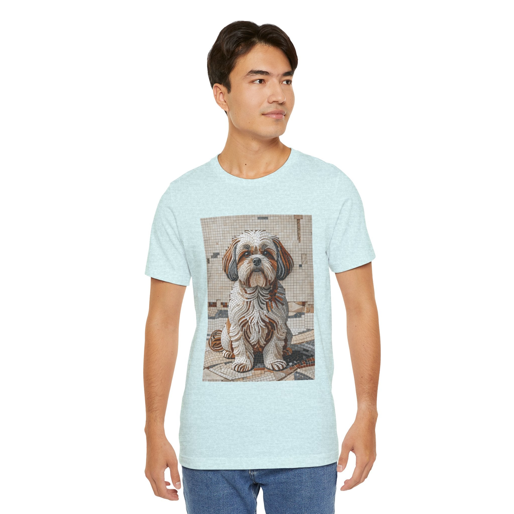 Shih Tzu T Shirt | Living Work of Art Collection | Mosaic Style