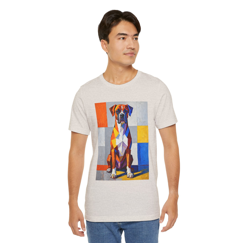 Boxer T Shirt | Living Work of Art Collection | Cubist Style