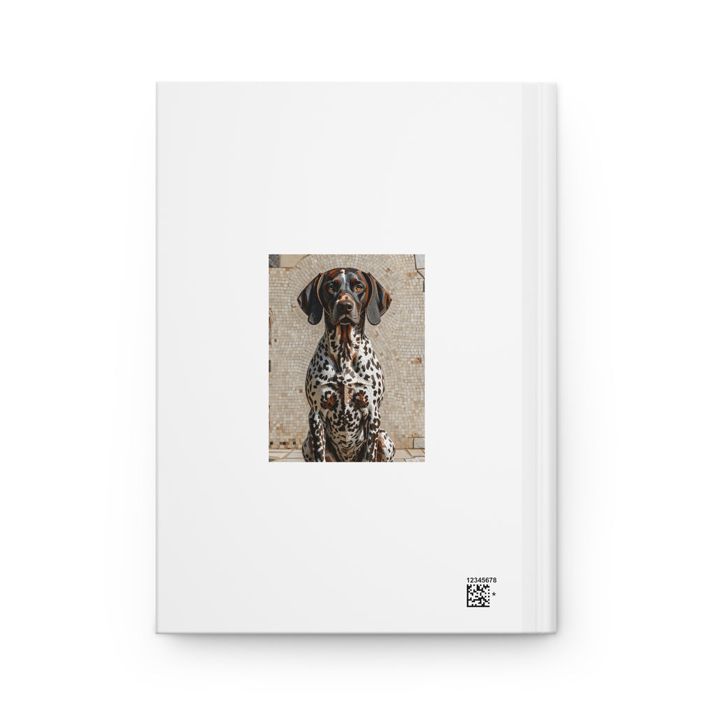 German Shorthaired Pointer Notebook | Living Work of Art Collection | Mosaic Style