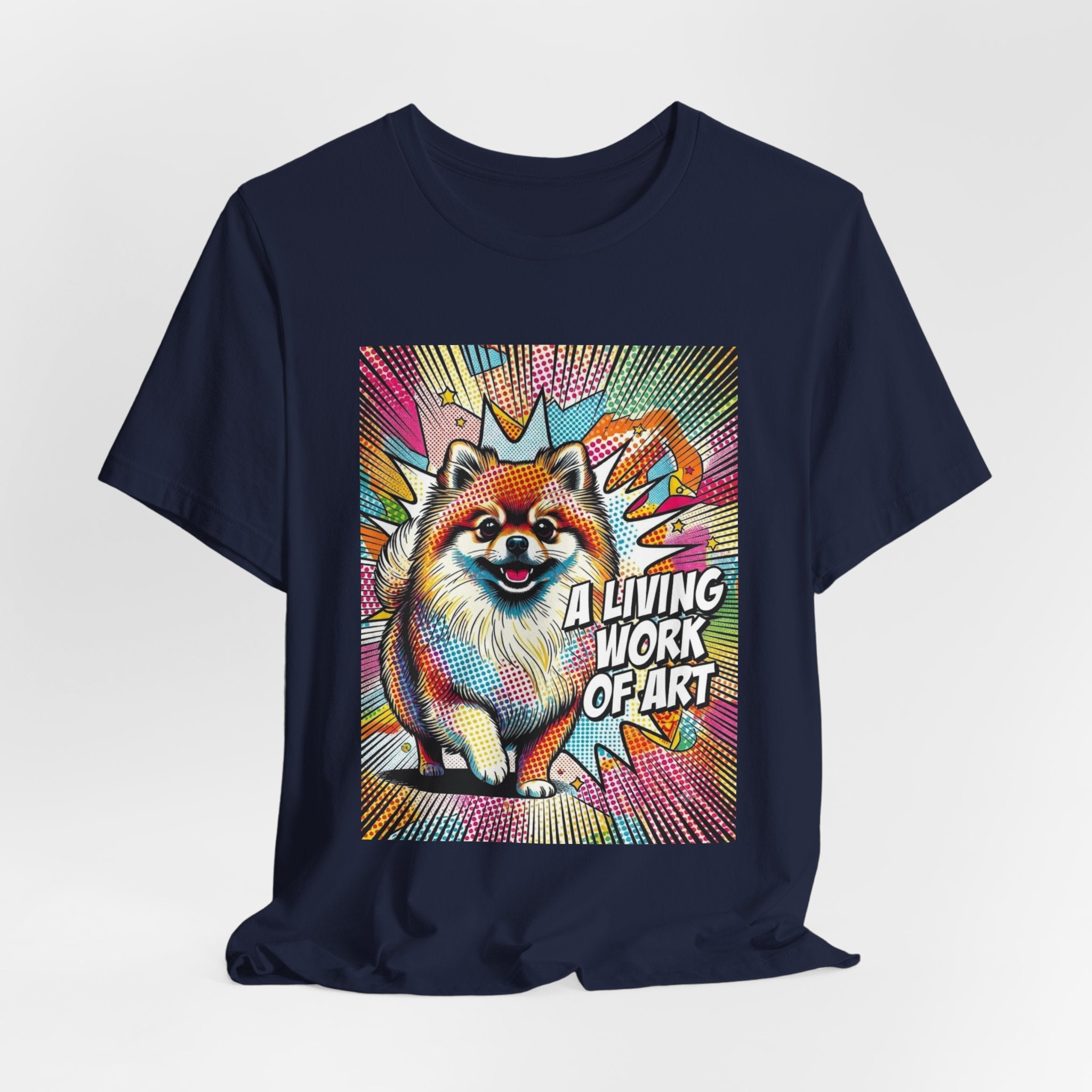 Pomeranien T Shirt | Living Work of Art Collection | Pop Art