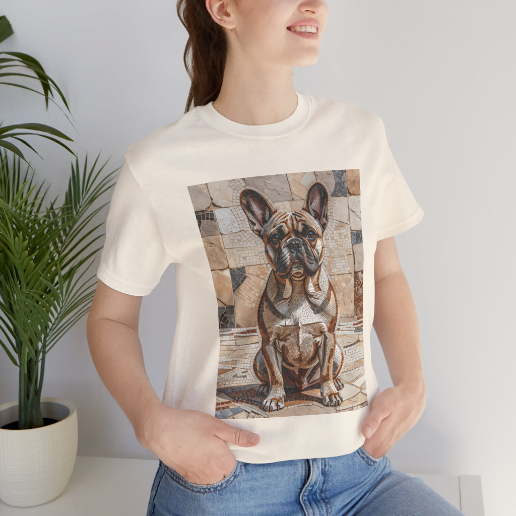 French Bulldog T Shirt | Living Work of Art Collection | Mosaic Style