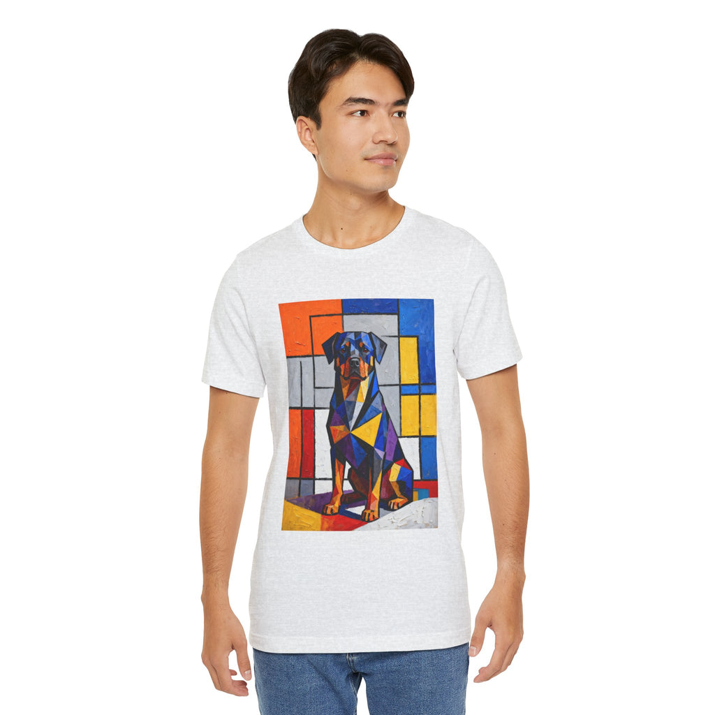 Rottweiler T Shirt | Living Work of Art Collection | Cubist Style