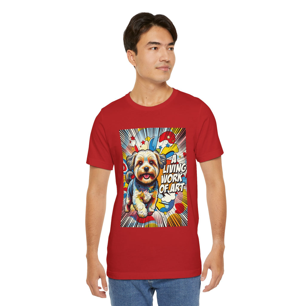 Yorkipoo T Shirt | Living Work of Art Collection | Pop Art