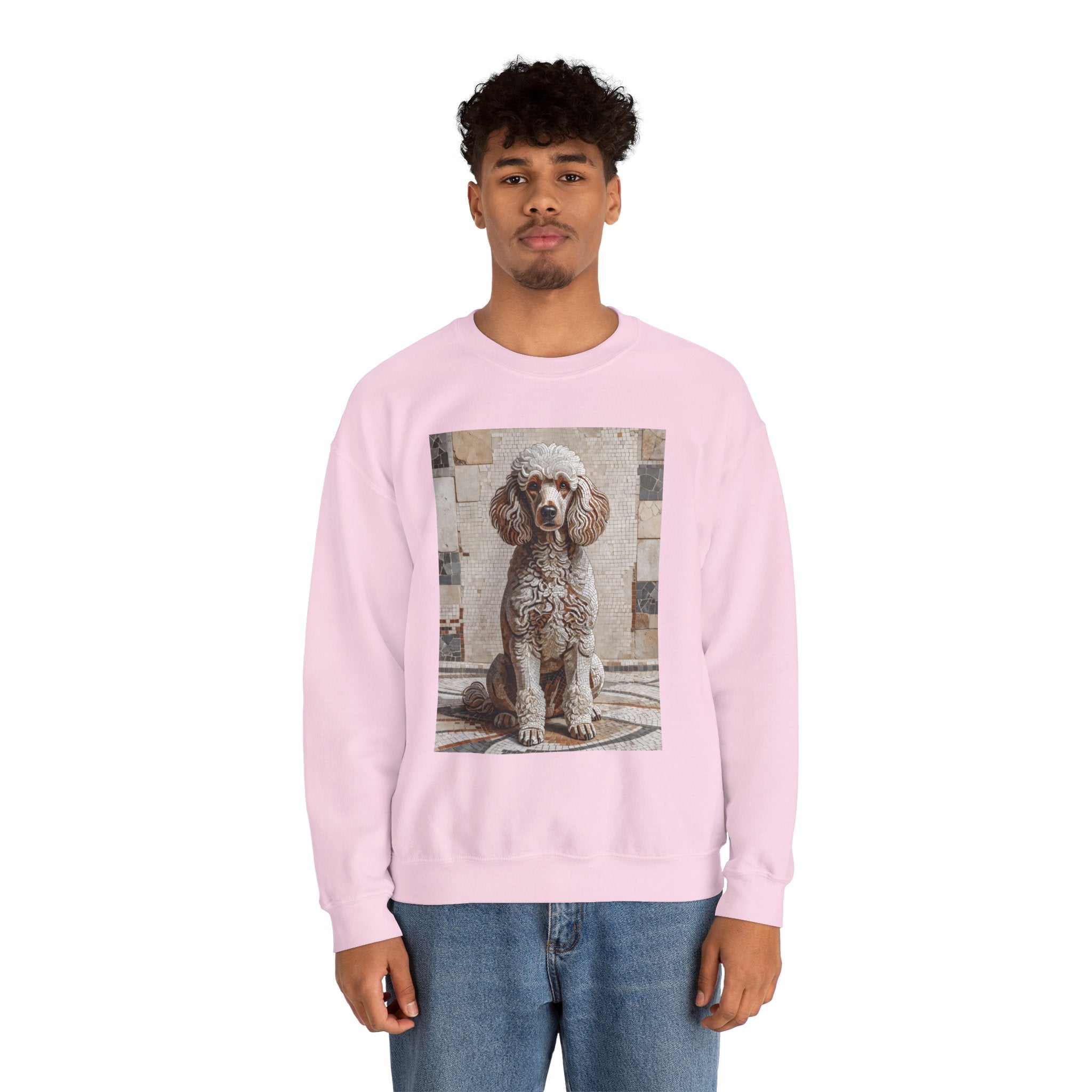 Poodle Sweatshirt | Living Work of Art Collection | Mosaic Style