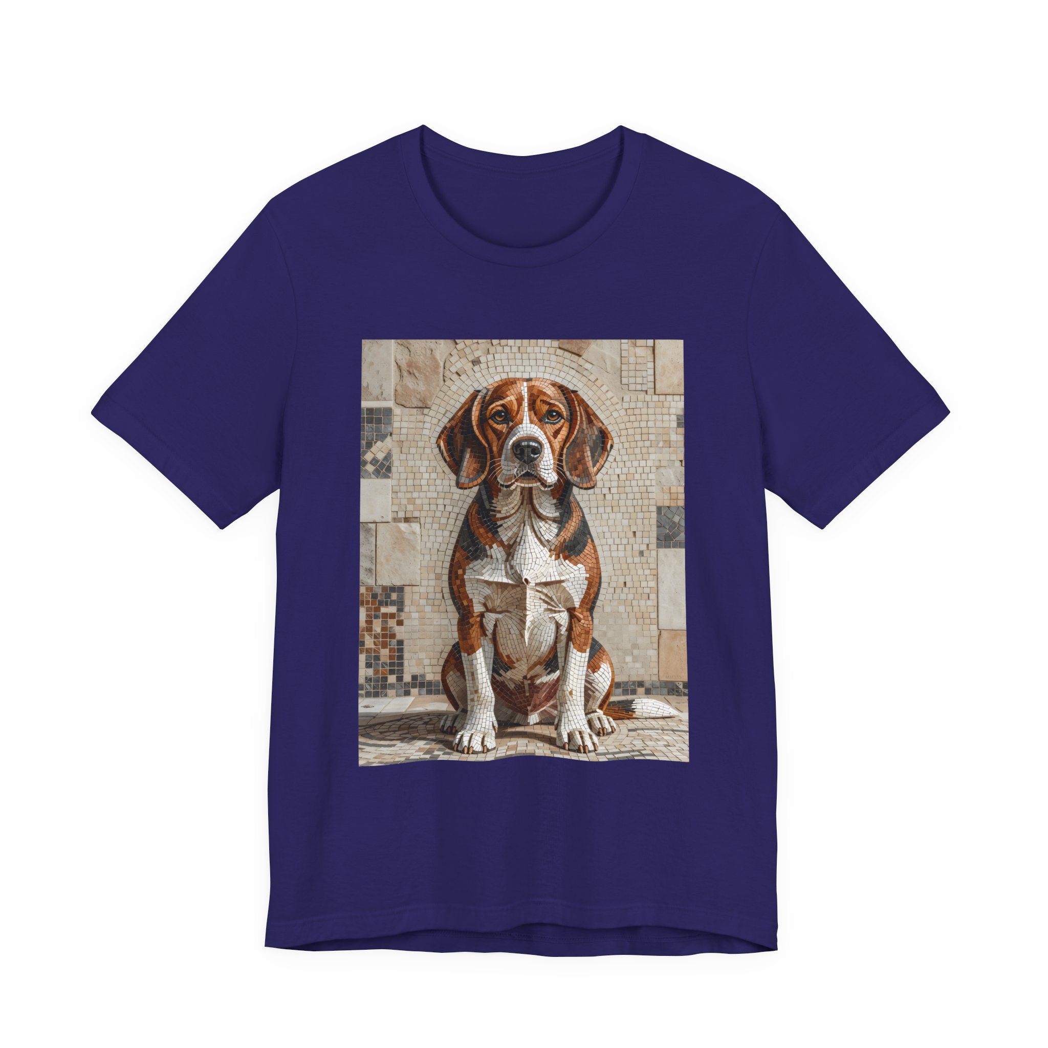 Beagle T Shirt | Living Work of Art Collection | Mosaic Style