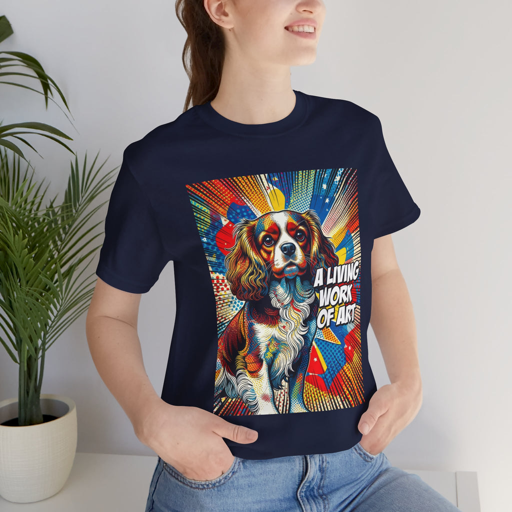 Cavalier King Charles Spaniel T Shirt | Living Work of Art Collection | Pop Art
