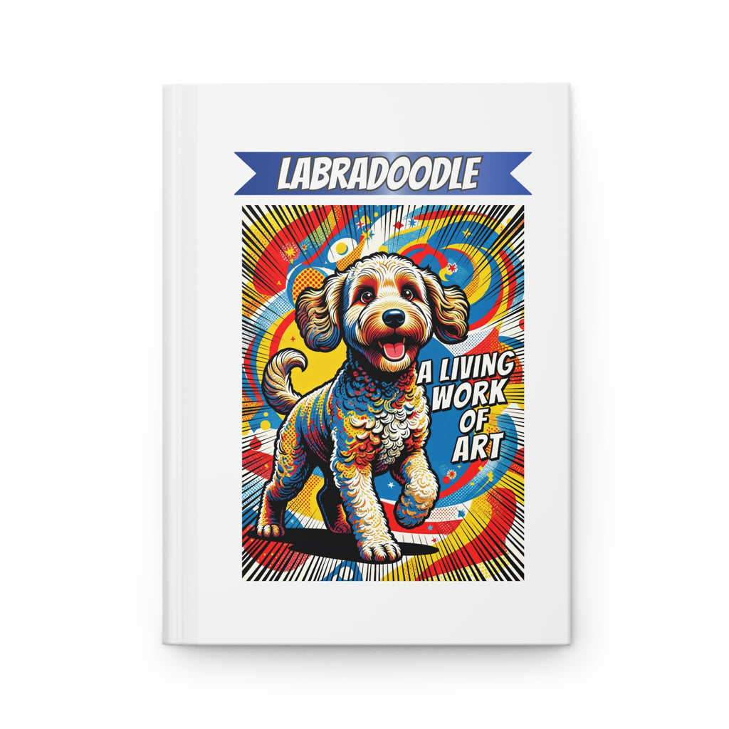 Labradoodle Notebook | Living Work of Art Collection | Pop Art