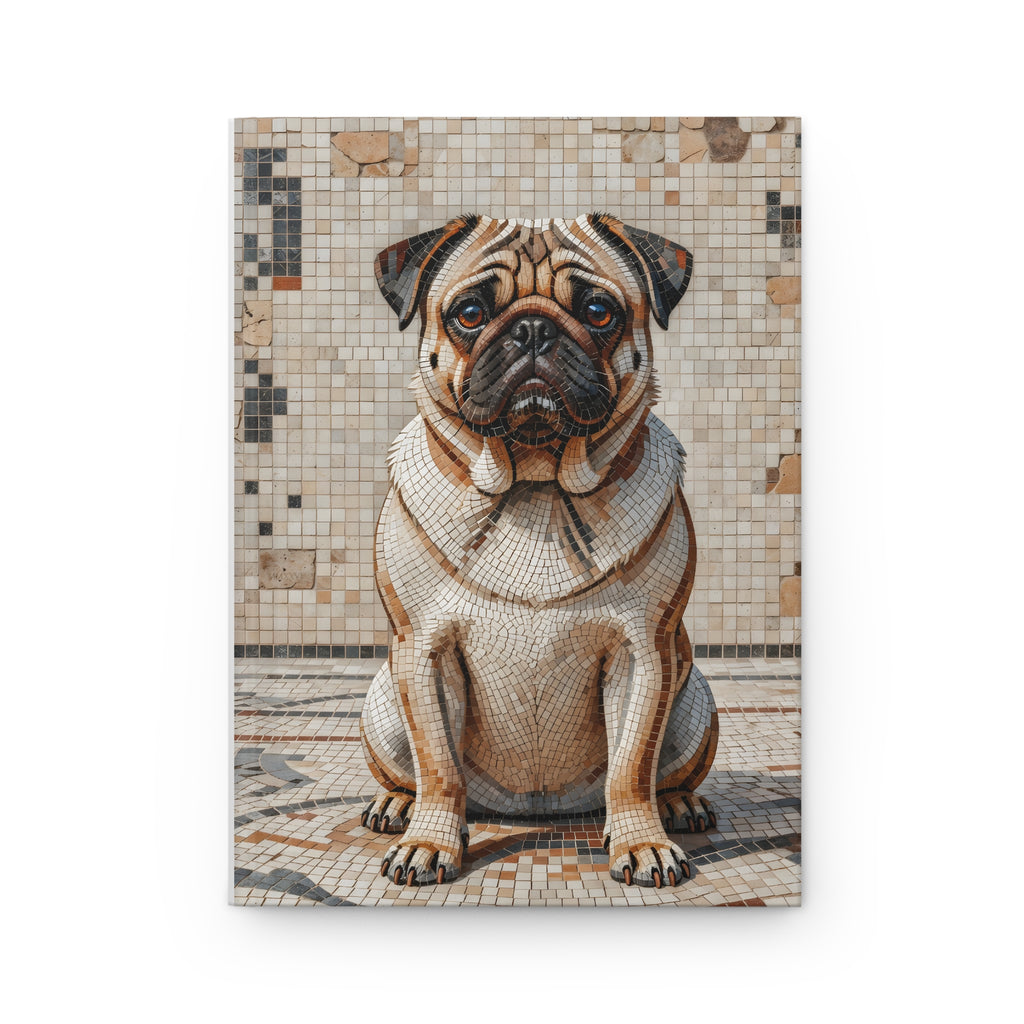 Pug Notebook | Living Work of Art Collection | Mosaic Style