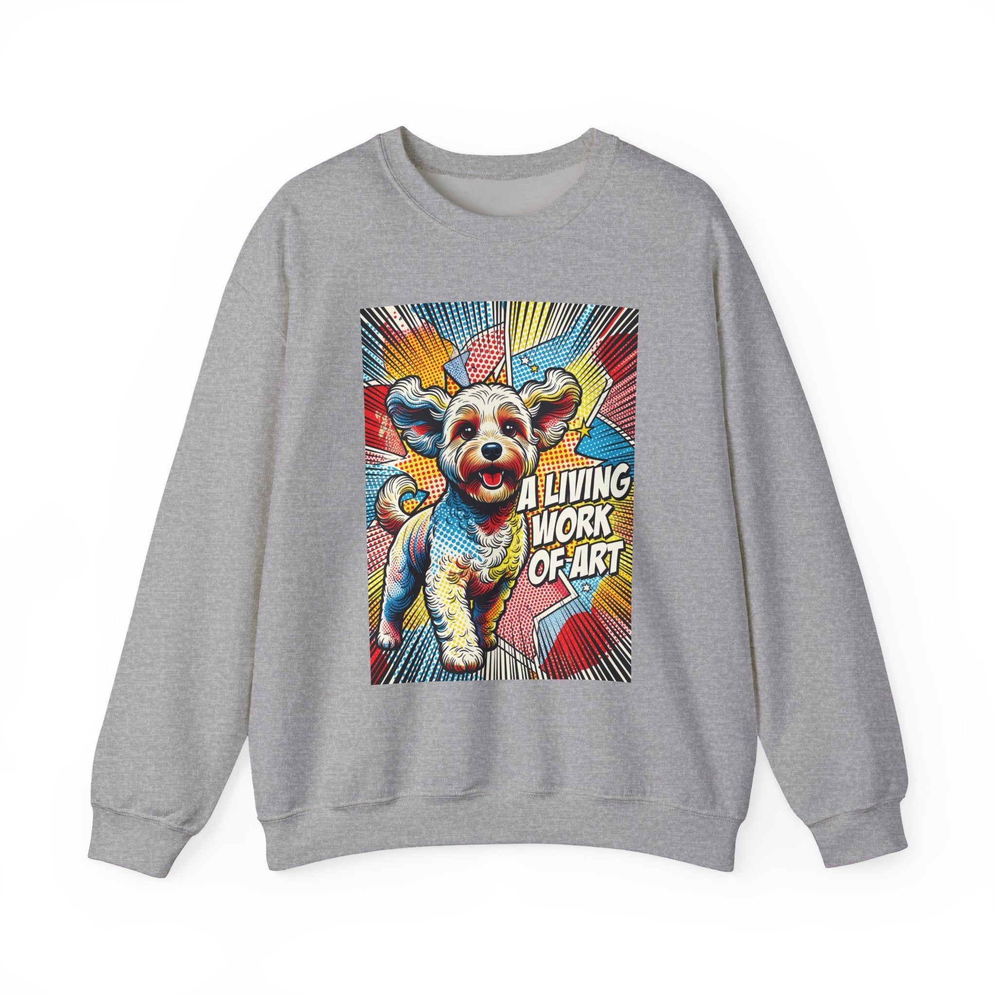 Cockapoo Sweatshirt | Living Work of Art Collection | Pop Art