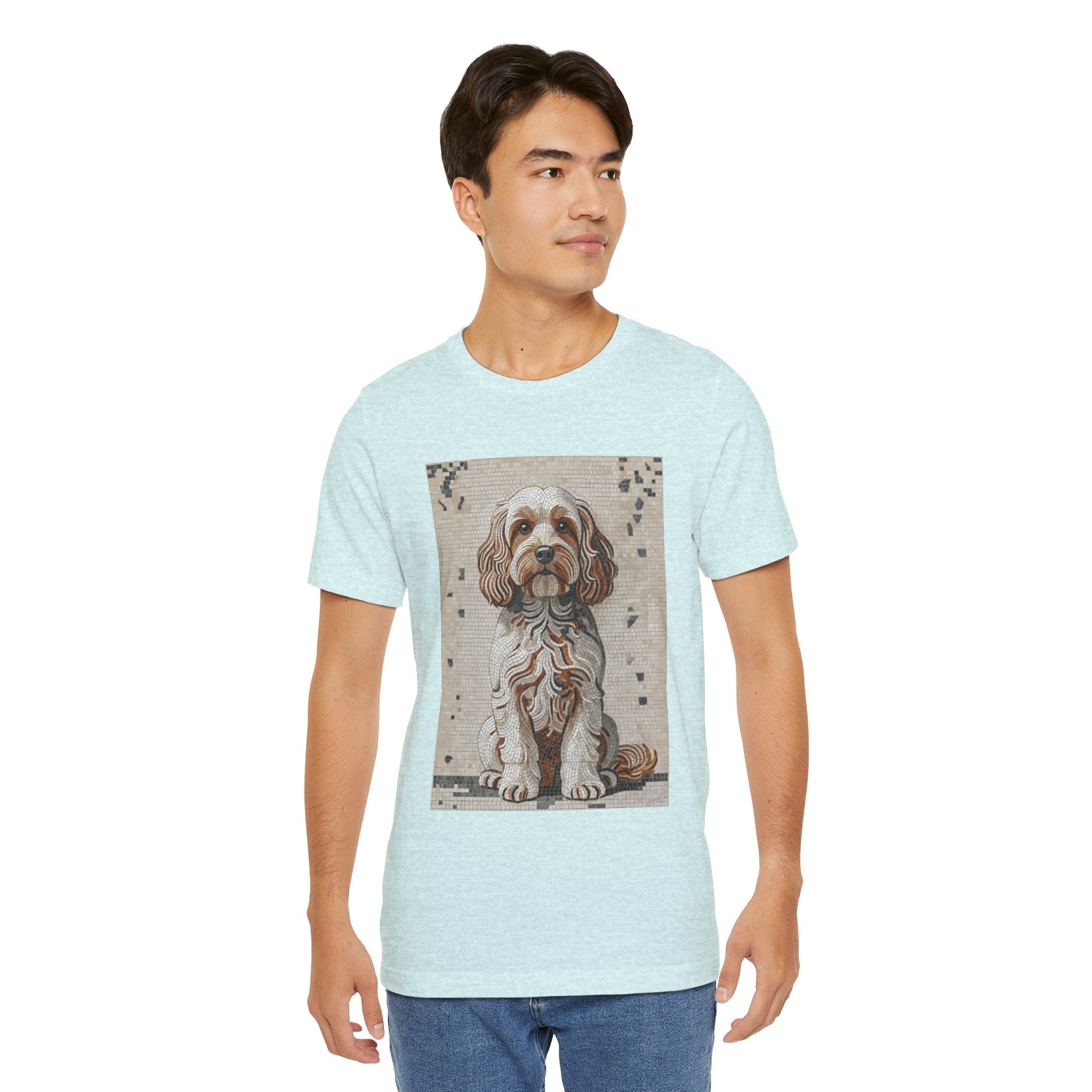 Cavapoo T Shirt | Living Work of Art Collection | Mosaic Style