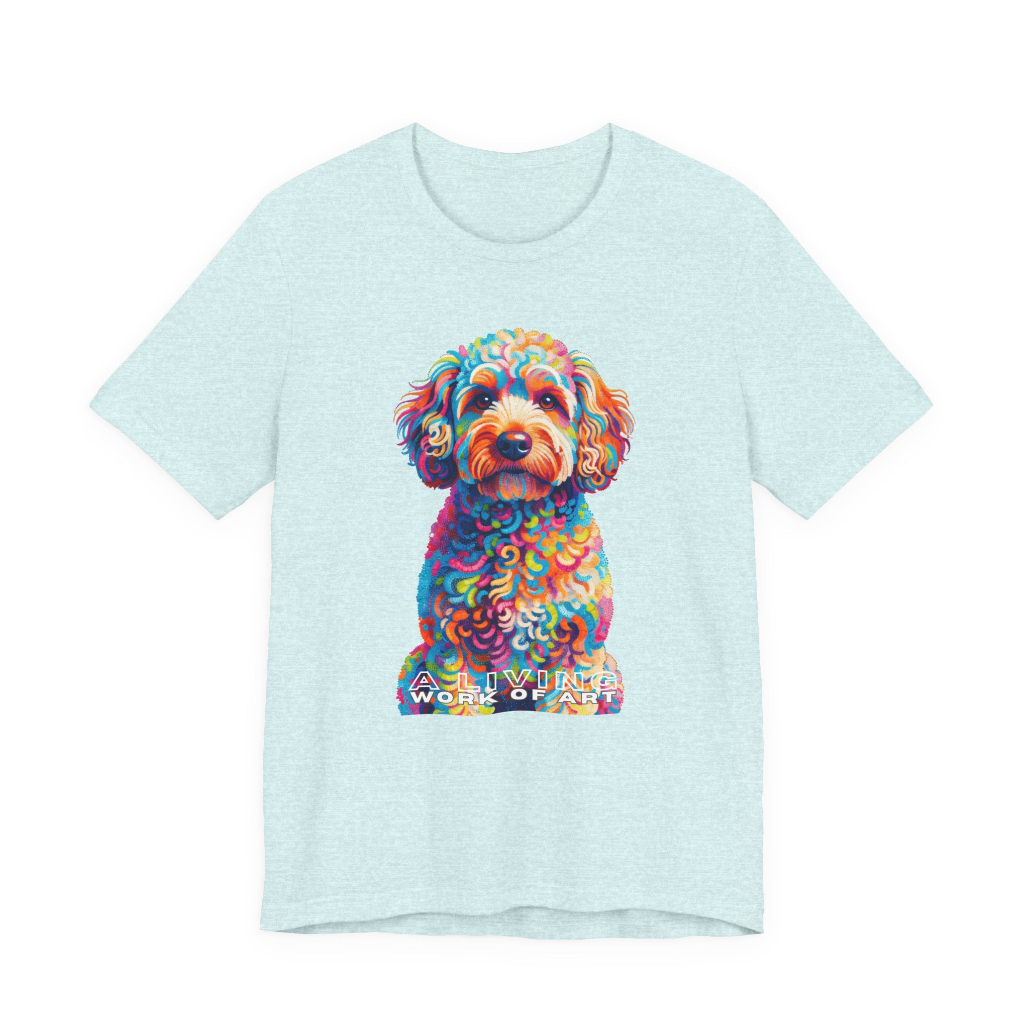 Schnoodle T Shirt | Living Work of Art Collection | Pointillism Style